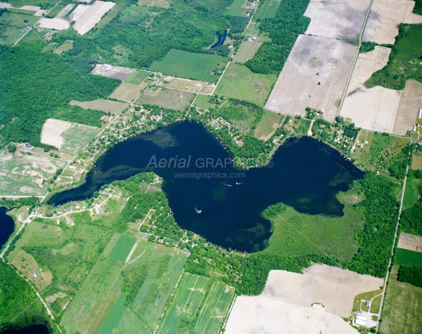 Long Lake in Steuben County, Michigan